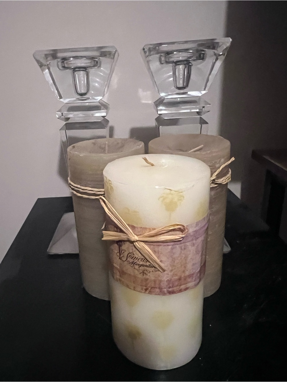 Candles and Holders